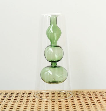 Retro Style Glass Vase