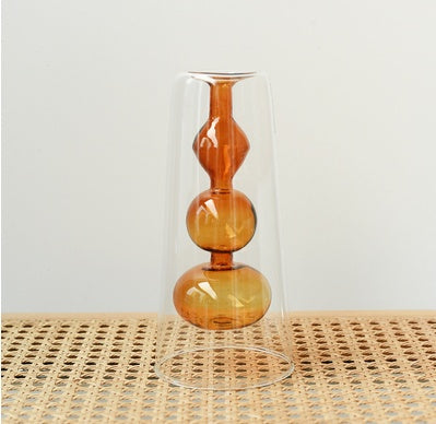 Retro Style Glass Vase