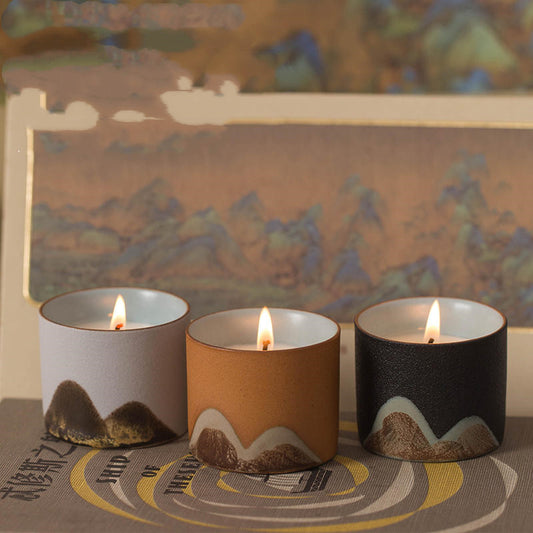 Ceramics Handcrafted Aromatherapy Candle