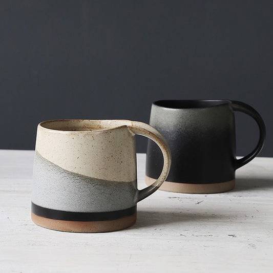 Retro Stoneware Hanging Ear Coffee Cup Household